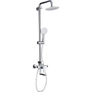 Душевая стойка Gappo G2419-8 белый/хром